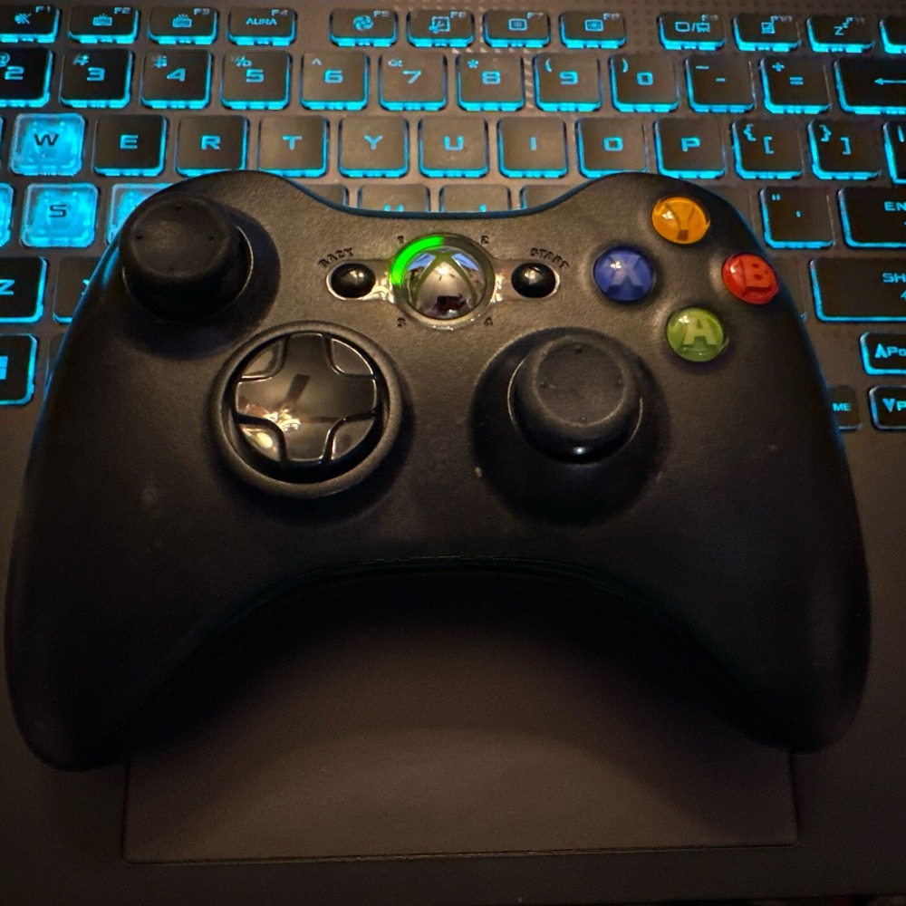 Microsoft Xbox 360 Wireless Controller Black OEM Authentic